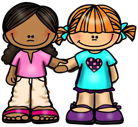 two friends clipart